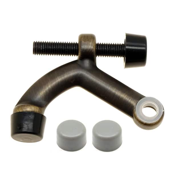 idh by St. Simons Solid Brass Hinge Pin Door Stop in Antique Brass
