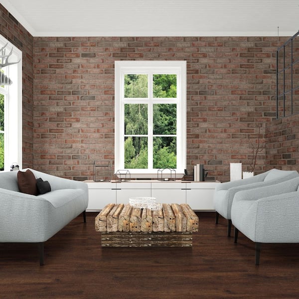 Antique Mahogany 12 MIL x 7 in. W x 48 in. L Waterproof Click Lock Luxury Vinyl Plank Flooring (23.8 sq. ft./case)
