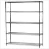 HDX 5-Tier Commercial Grade Heavy Duty Steel Wire Shelving Unit in ...