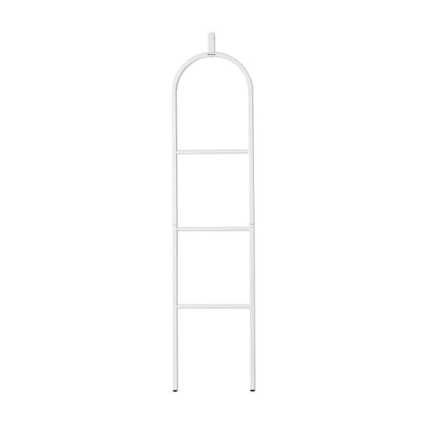 White Steel Clothes Rack W 15.0 in x H 67.0 in