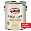 Glidden Essentials 1 gal. White Flat Interior Paint GLE-1000-01