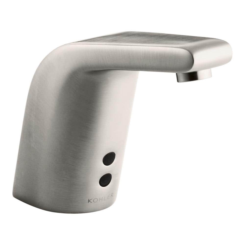 Sculpted Hybrid Energy Cell-Powered Commercial Touchless Single-Hole Bathroom Sink Faucet in Vibrant Stainless price history on PriceWatchPro