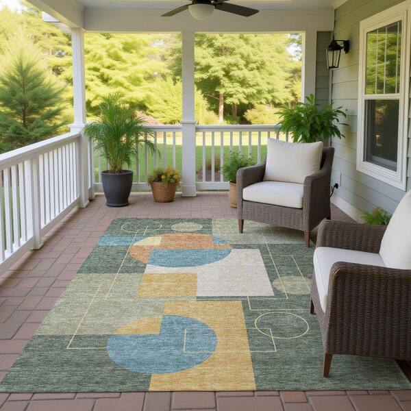 Addison Rugs Chantille Machine Washable Indoor/Outdoor Abstract
