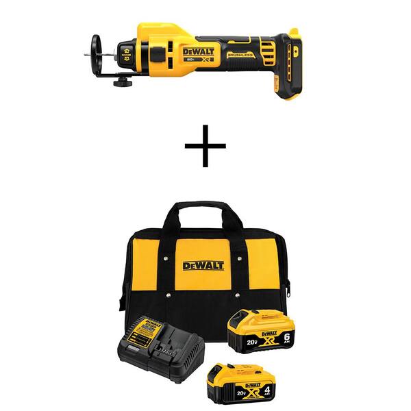 Reviews for DEWALT 20V XR LithiumIon Cordless Rotary Drywall CutOut