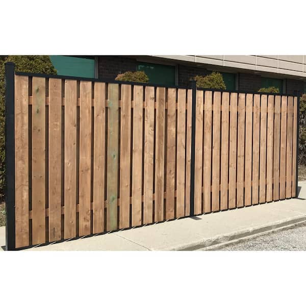 Slipfence 3 In X 3 In X 112 In Black Powder Coated Aluminum Fence Post Includes Post Cap Sf2 Pk309 The Home Depot Slipfence 3 In X 3 In X 112 In Black Powder Coated Aluminum Fence Post Includes Post Cap Sf2 Pk309 The Home Depot