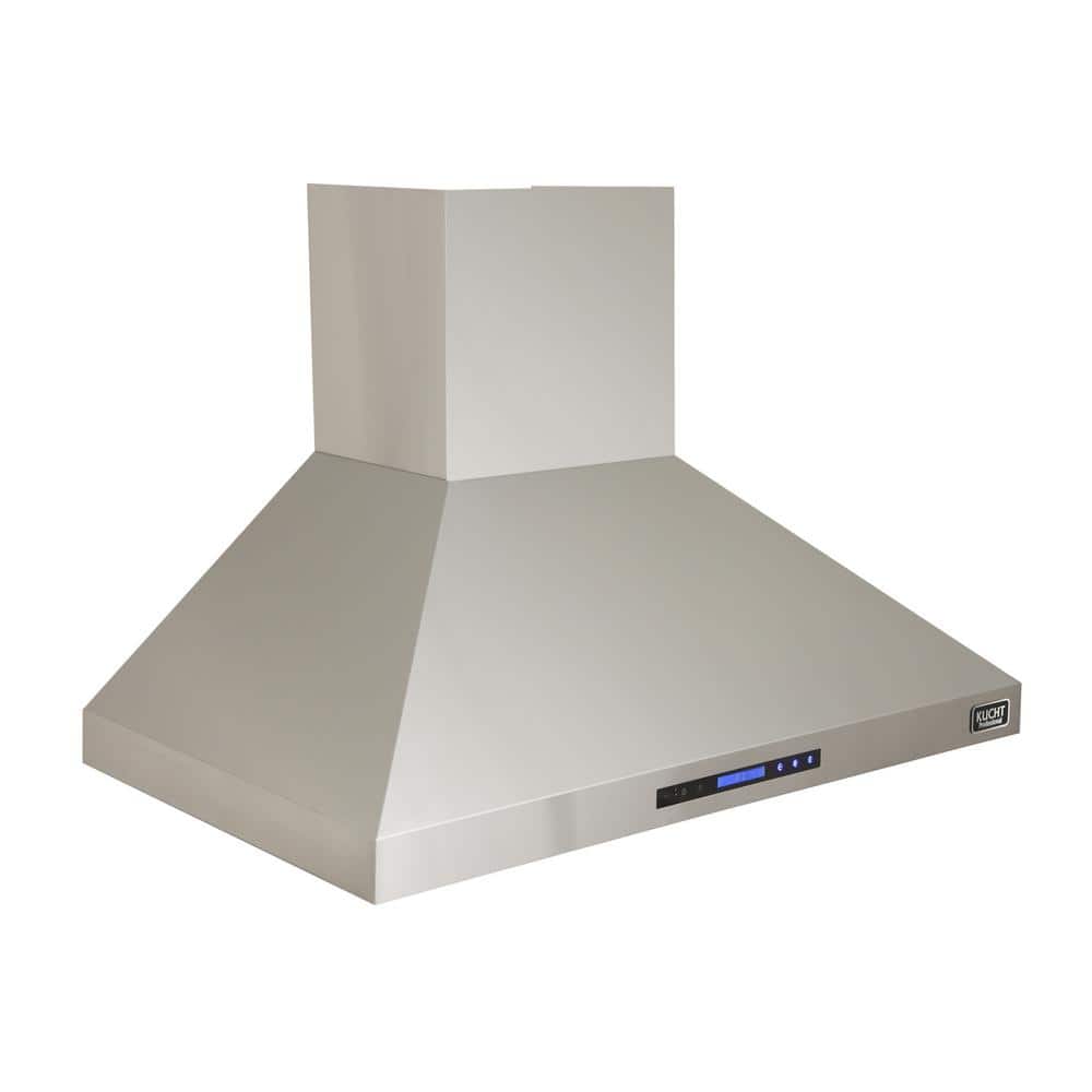 Kucht 48" Stainless Steel Wall Mounted Range Hood with LED Lights