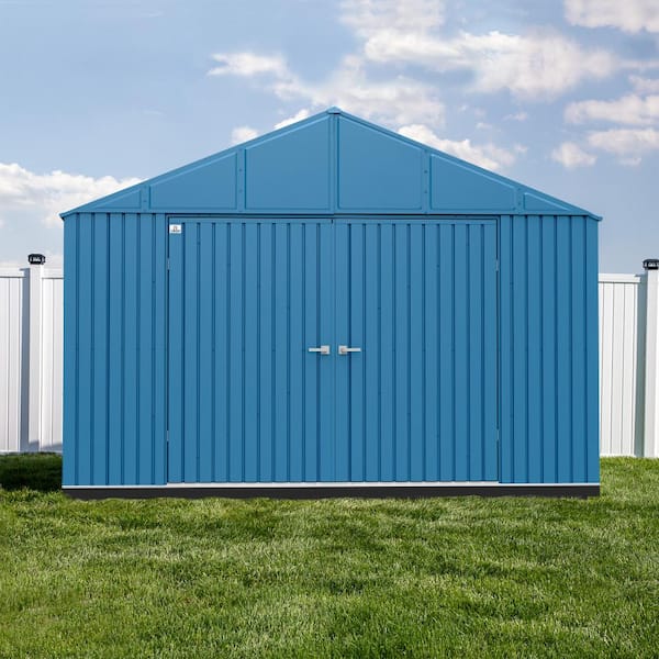 Elite Storage Shed 14 ft. W x 12 ft. D x 8 ft. H Metal Shed 168 sq. ft.