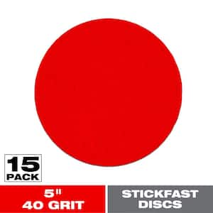 5 in. 40-Grit ROS StickFast Sanding Discs