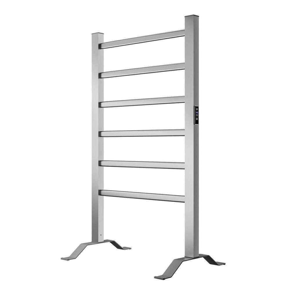 Naples Aluminum Floor-Standing 6-Bar Towel Warmer