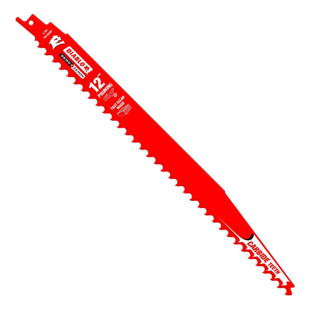 DIABLO 12 in. 3 TPI Demo Demon Carbide Reciprocating Saw Blades for