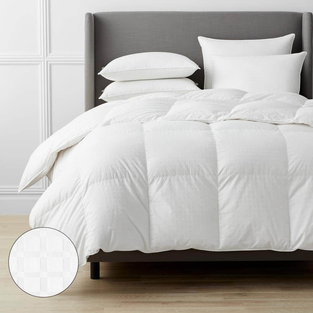 Legends Luxury Royal Down Oversized Comforter - White, Size Oversized King, Cotton Sateen, Ultra | The Company Store
