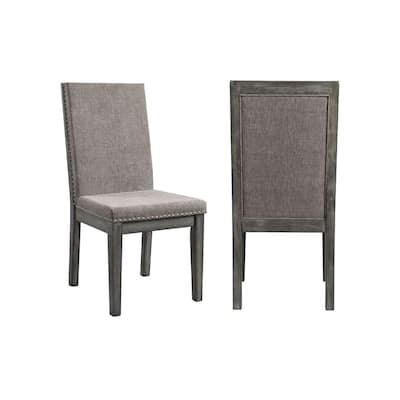 Gray Dining Chairs Kitchen Dining Room Furniture The Home Depot