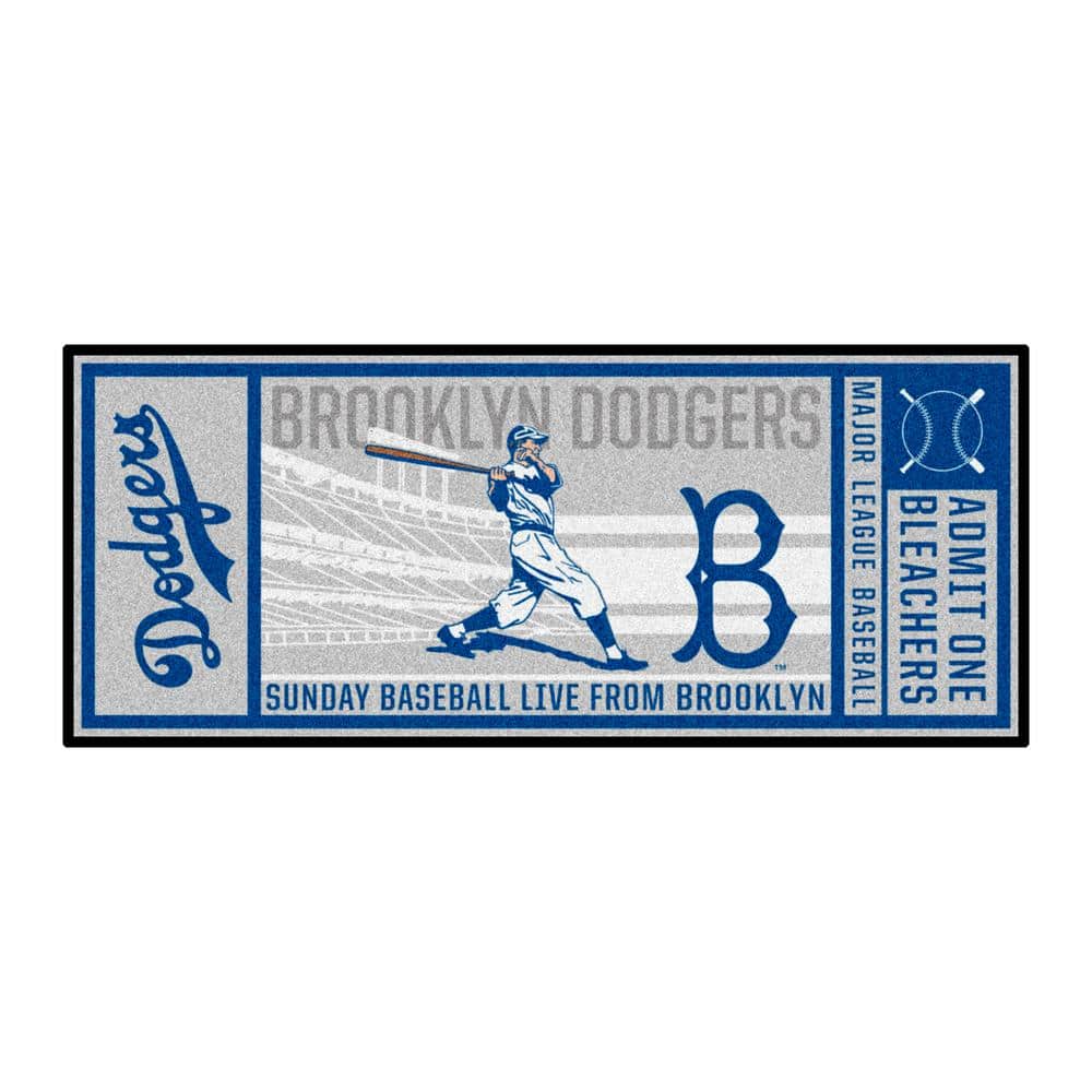 MLB - Atlanta Braves Retro Collection Ticket Runner Rug - 30in. x 72in. -  (1974) - 2' x 6' Runner - 2' x 6' Runner - Bed Bath & Beyond - 32066211