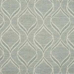 Sublittoral - Bluenile - Blue 13.2 ft. 32.44 oz. Nylon Pattern Installed Carpet