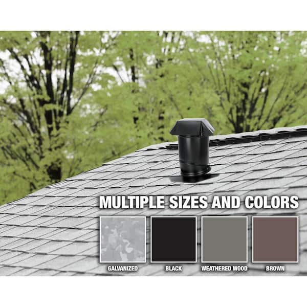 8 in. Adjustable Pitch Galvanized Steel Pipe Flashing 8 in. Adjustable Pitch Galvanized Steel Pipe Flashing
