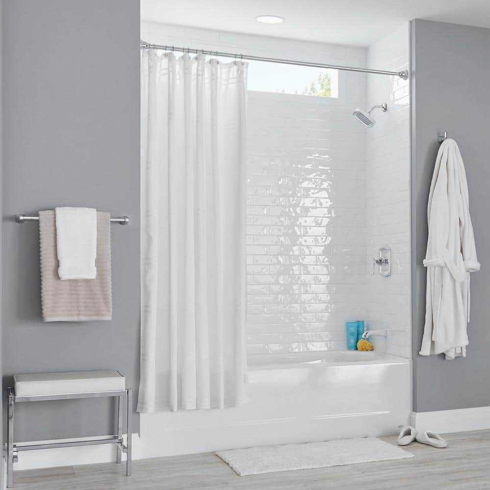 Princeton 61'' White Cast Iron Alcove Bathtub