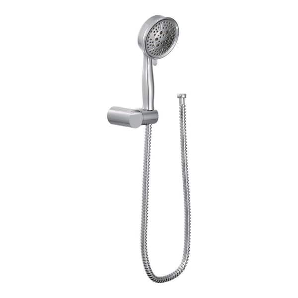 4-Spray Wall Mount Handheld Shower Head 1.75 GPM in Chrome