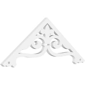1 in. x 36 in. x 13-1/2 in. (9/12) Pitch Finley Gable Pediment Architectural Grade PVC Moulding