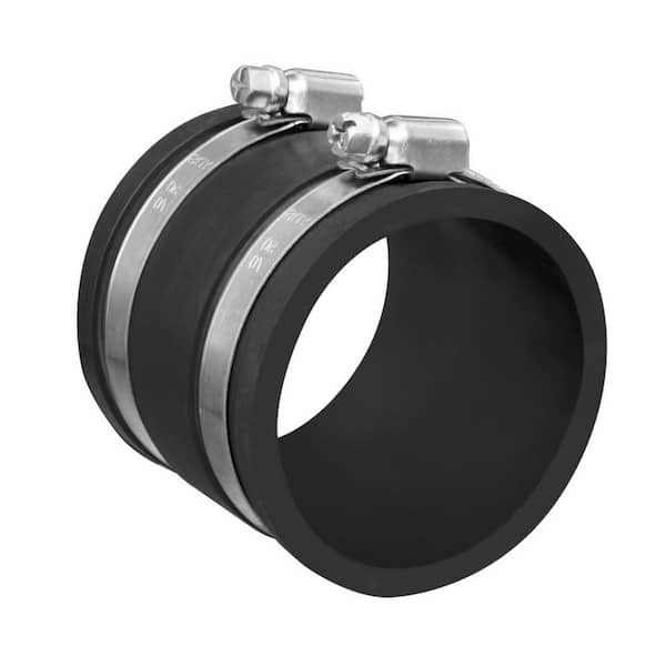 2-1/2 in. Dust Control Flex Cuff with Hose Clamps for Dust Collection Systems