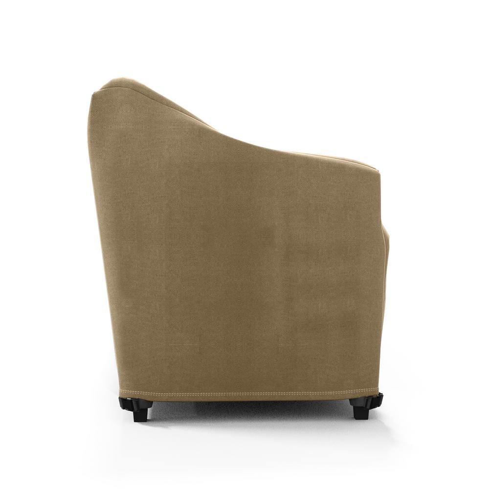Extra Large Brown Weatherproof Outdoor Sofa Cover with PVC Backing
