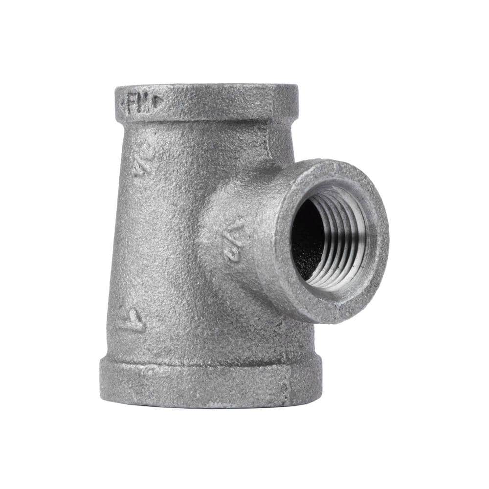 1 in. x 3/4 in. x 1/2 in. Black Iron Reducing Tee price history on PriceWatchPro
