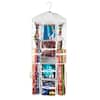 Elf Stor 37.4 Double Sided Hanging Gift Wrap and Bag Organizer Clear