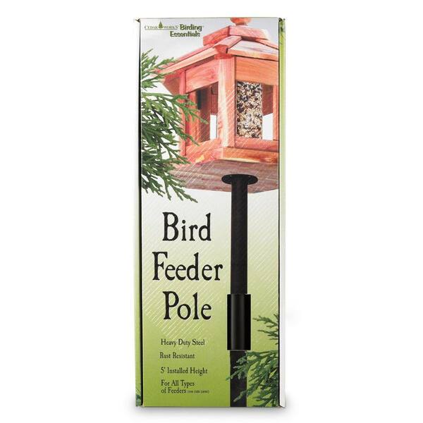 Cedar Works Bird Feeder Pole Kit-DISCONTINUED