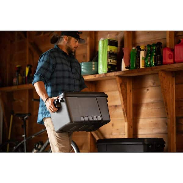 Plano 14-Gal. Storage Box in Blaze Orange PLAT16BOE - The Home Depot