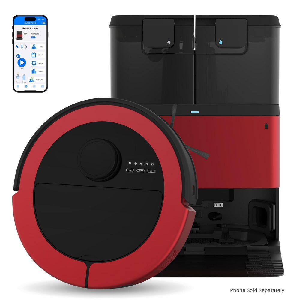 Maxim Combo Robot Vacuum with Smart Navigation in Imperial Red, with 20,000 Pa Suction, and Auto-Wash & Auto-Empty Dock price history on PriceWatchPro