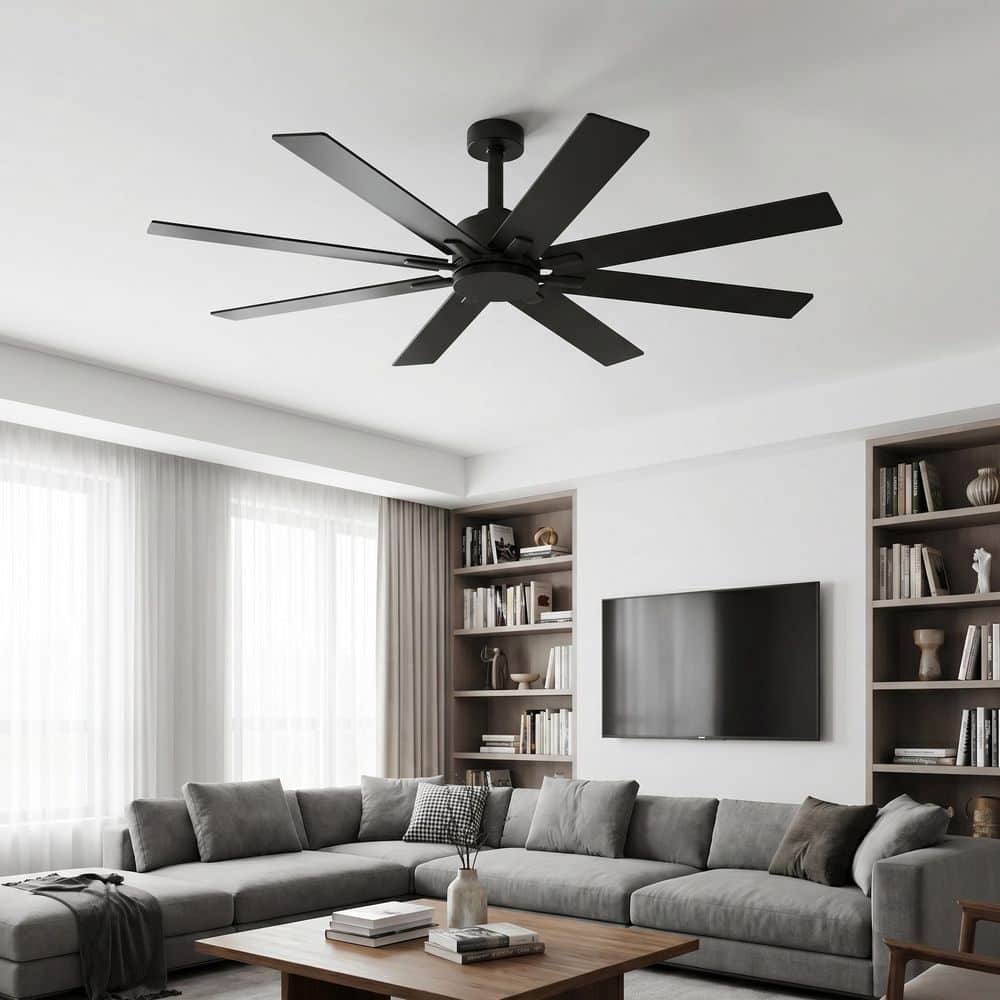 CL 2026 黒 スリーブ ＆ブレイブバングル プロモ ミラー 1枚 セット WIAWG 65 in. Indoor Outdoor Use Black Solid Wood Grain 8 Blade