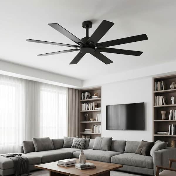 MLiAN 84 in. (7 ft. ) Indoor Ceiling Fan Without Light, 8-Plywood