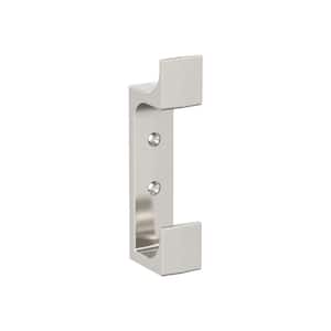 Bray 4-3/4 in. L Satin Nickel Double Prong Wall Hook