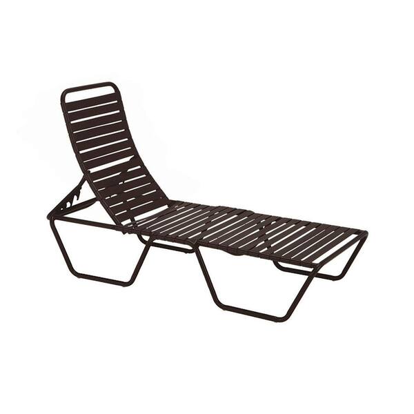 Tradewinds Milan Java Commercial Patio Chaise Lounge