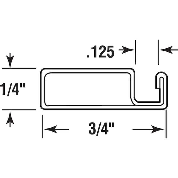 Locks & Latches Bronze Finish Prime-Line MP14090 Aluminum Screen Frame ...