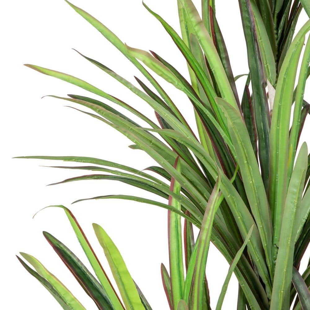 Elegant 5.5' Green Dracaena Marginata Artificial Potted Plant