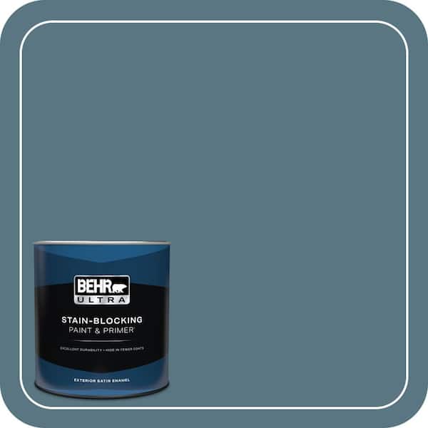 BEHR ULTRA 1 qt. #MQ5-26 Hampton Surf Satin Enamel Exterior Paint & Primer