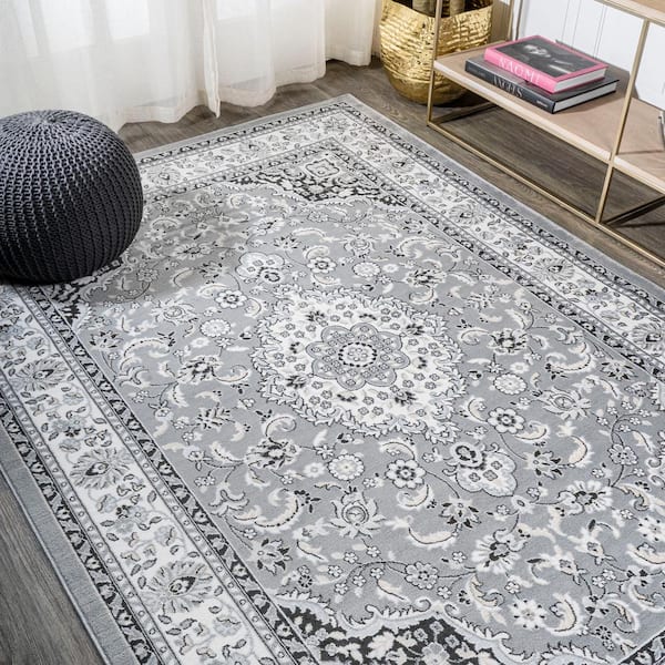 Zahir Tropical Floral Indoor/Outdoor Area Rug Cream/Gray/Black Beachcrest Home Rug Size: Rectangle 5' x 7