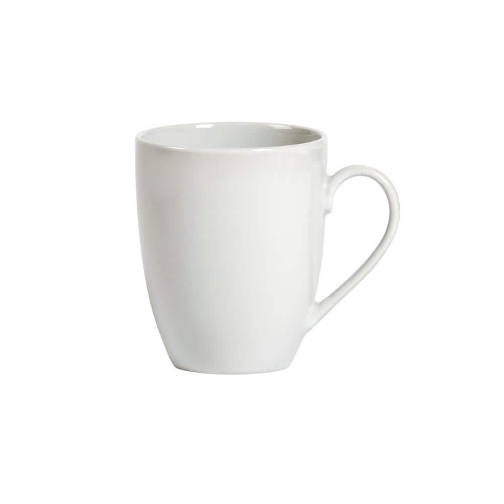 White Porcelain 16-Piece Round Dinnerware Set