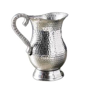 Amelia 5.5 in. W x 9.5 in. H x 8.5 in. D Round silver Stainless Steel Pitchers