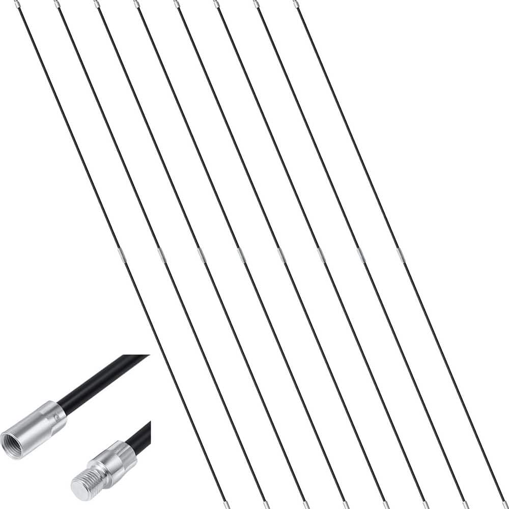 8-Piece Fiberglass Chimney Rod Kit, 24ft Total Length 0.35in Diameter for 1/4 NPT Brush Compatibility, Manual Use Only price history on PriceWatchPro
