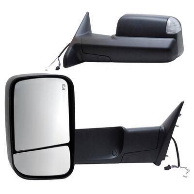 Towing Mirror for 00-05 Ford Excursion 01-07 Ford F250/ F350/ F450/ F550 with Signal Foldaway Pair Heated Power