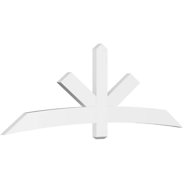 Ekena Millwork Alberta 96 in. W x 32 in. H x 2 in. D Signature Polyurethane Bracket