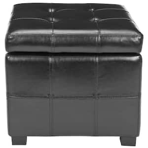 Kerrie Black Storage Ottoman