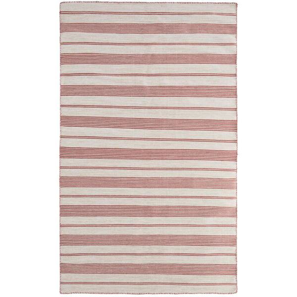Weave & Wander Granberg Fuchsia 8 ft. x 11 ft. Striped Area Rug