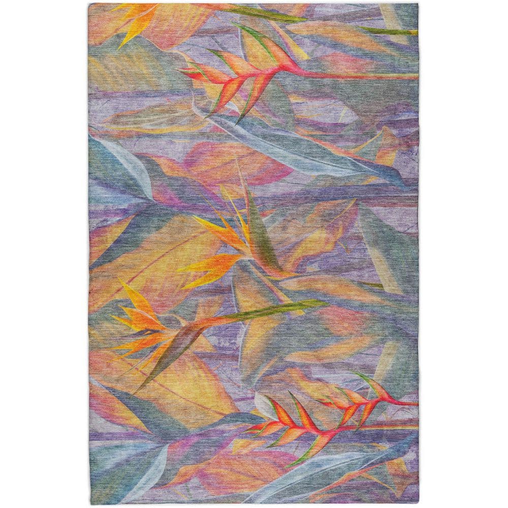 Dream Shag Premium Machine Washable Abstract ADS209 Multi 5 ft. x 7 ft. 6 in. Area Rug price history on PriceWatchPro