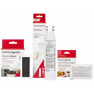 Refrigerator Air and Water Filter Combo Kit for Frigidaire and Frigidaire Gallery 3-Pack