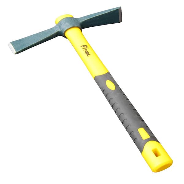15 in Forged Adze Hoe Mattock Cutter Fiberglass Handle Black 1 pc