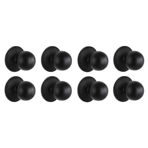 Saturn Aged Bronze Hall/Closet Door Knob (8-Pack)