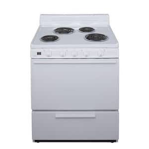 30 in. 3.91 cu. ft. Electric Range in White