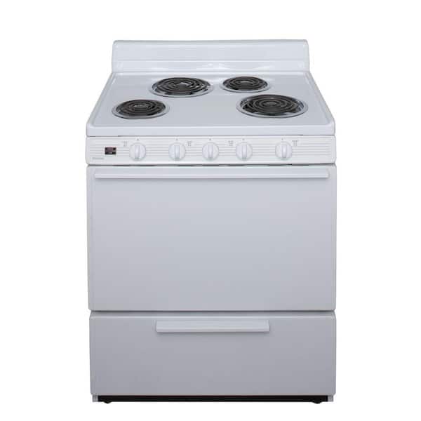 Unbranded 30 in. 3.91 cu. ft. Electric Range in White